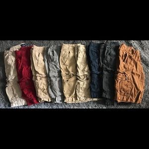 American Eagle Cargo shorts package